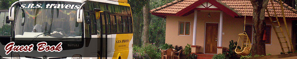 Coorg Holiday Cottage Guest Book
